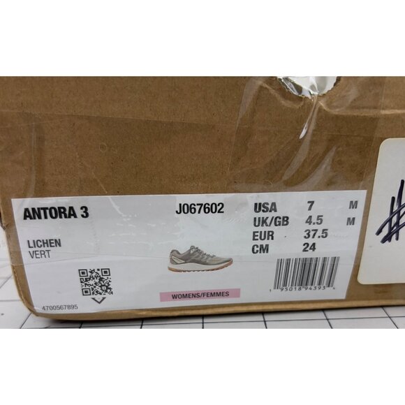 Merrell Women's Antora 3 Low Trail Running Shoes Sz. 7 Lichen New - Picture 8 of 8